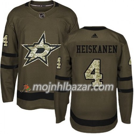 Dresovi Dallas Stars Jacket Miro Heiskanen 4 Adidas 2017-2018 Camo Zelena Authentic - Muške Dresovi Dallas Stars Jacket Miro Heiskanen 4 Adidas 2017-2018 Camo Zelena Authentic - Muške
